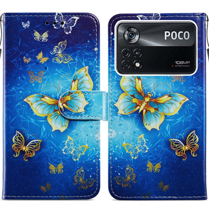 Painted Pattern Horizontal Flip Leather Phone Case, For Xiaomi Redmi Note 11 Pro 4G / 5G, For Xiaomi Redmi Note 11 Global, For Xiaomi Poco M4 Pro, For Xiaomi Poco M4 Pro 5G, For Samsung Galaxy A13 4G, For Samsung Galaxy A23