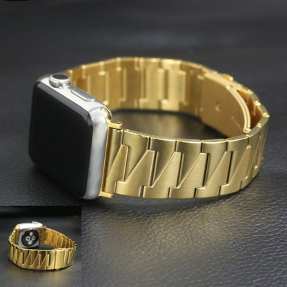 Aluminum Alloy Gear Matte Watchband For Apple Watch Series, 7 41mm / 6&SE&5&4 40mm / 3&2&1 38mm, 7 45mm / 6&SE&5&4 44mm / 3&2&1 42mm