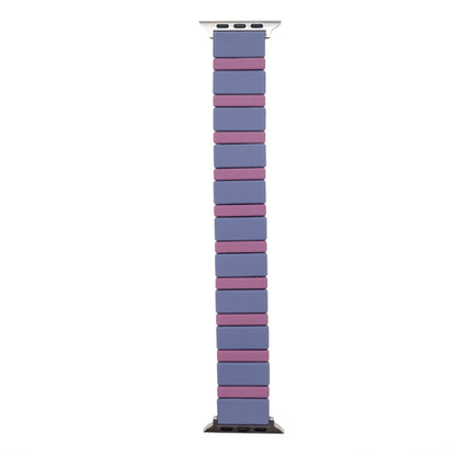 Silicone Splicing Watchband For Apple Watch Series, 7 41mm / 6&SE&5&4 40mm / 3&2&1 38mm, 7 45mm / 6&SE&5&4 44mm / 3&2&1 42mm