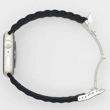 Three Beads Watchband For Apple Watch Series, 7 41mm / 6&SE&5&4 40mm / 3&2&1 38mm, 7 45mm / 6&SE&5&4 44mm / 3&2&1 42mm
