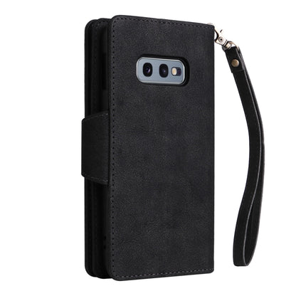 Rivet Buckle 9 Cards Three Fold Leather Phone Case, For Samsung Galaxy S10e, For Samsung Galaxy S20, For Samsung Galaxy S20 FE 5G, For Samsung Galaxy S20+, For Samsung Galaxy S21 5G, For Samsung Galaxy S21 FE 5G, For Samsung Galaxy S21+                ...