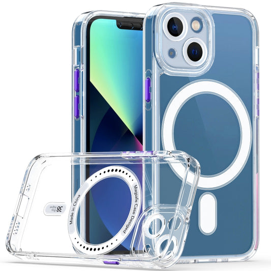 Cat-eye TPU + Acrylic Magsafe Phone Case, For iPhone 13 mini, For iPhone 13, For iPhone 13 Pro, For iPhone 13 Pro Max, For iPhone 12 mini, For iPhone 12, For iPhone 12 Pro, For iPhone 12 Pro Max, For iPhone 11, For iPhone 11 Pro Max, For iPhone 11 Pro