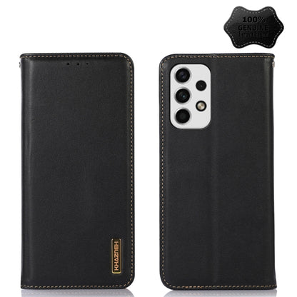 KHAZNEH Nappa Top Layer Cowhide Leather Phone Case, For Samsung Galaxy A23 4G, For Samsung Galaxy A33 5G, For Samsung Galaxy A53 5G, For Samsung Galaxy A73 5G