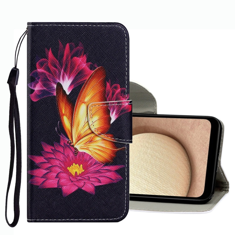 Coloured Drawing Pattern Leather Phone Case, For Samsung Galaxy A02s US Version, For Samsung Galaxy A03s, For Samsung Galaxy A13