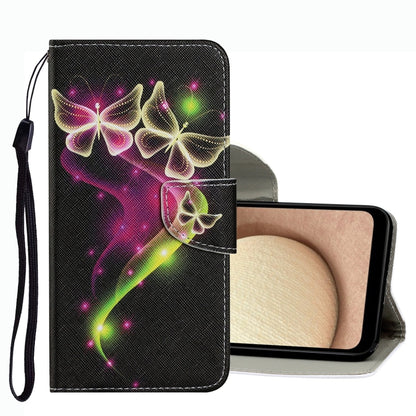Coloured Drawing Pattern Leather Phone Case, For Samsung Galaxy A02s US Version, For Samsung Galaxy A03s, For Samsung Galaxy A13