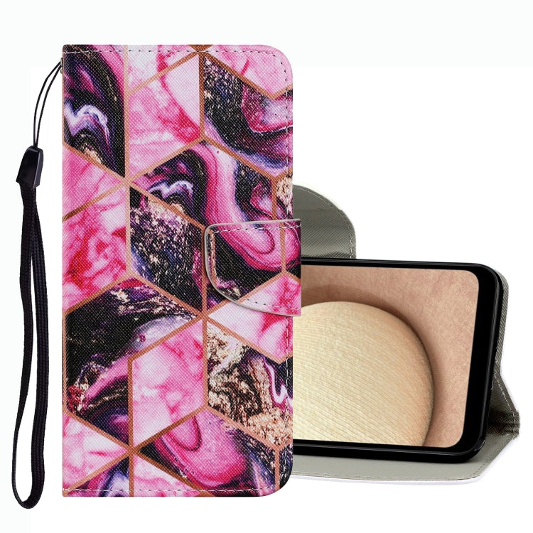Coloured Drawing Pattern Leather Phone Case, For Samsung Galaxy A02s US Version, For Samsung Galaxy A03s, For Samsung Galaxy A13