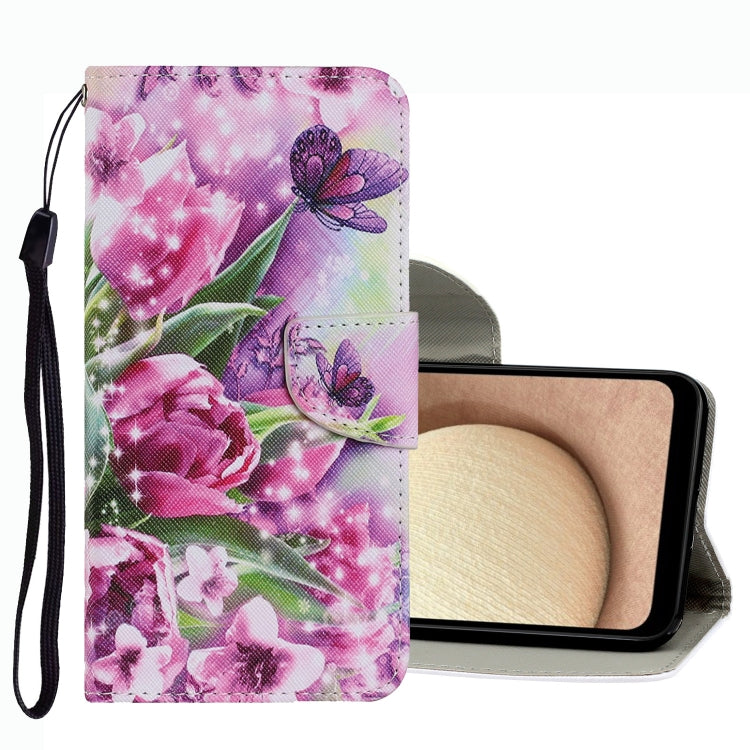Coloured Drawing Pattern Leather Phone Case, For Samsung Galaxy A02s US Version, For Samsung Galaxy A03s, For Samsung Galaxy A13