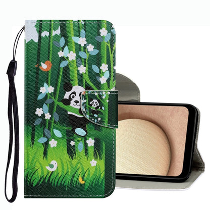 Coloured Drawing Pattern Leather Phone Case, For Samsung Galaxy A02s US Version, For Samsung Galaxy A03s, For Samsung Galaxy A13