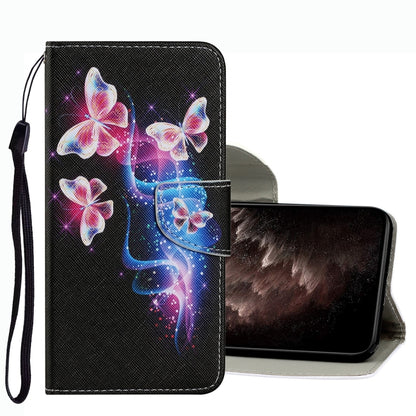 Coloured Drawing Pattern Leather Phone Case, For Samsung Galaxy A02s US Version, For Samsung Galaxy A03s, For Samsung Galaxy A13