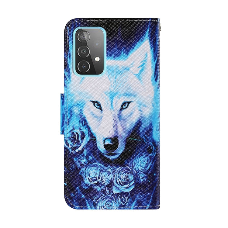 Coloured Drawing Pattern Leather Phone Case, For Samsung Galaxy A33, For Samsung Galaxy A42 5G, For Samsung Galaxy A53