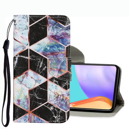 Coloured Drawing Pattern Leather Phone Case, For Samsung Galaxy A33, For Samsung Galaxy A42 5G, For Samsung Galaxy A53