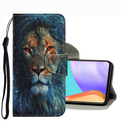 Coloured Drawing Pattern Leather Phone Case, For Samsung Galaxy A33, For Samsung Galaxy A42 5G, For Samsung Galaxy A53