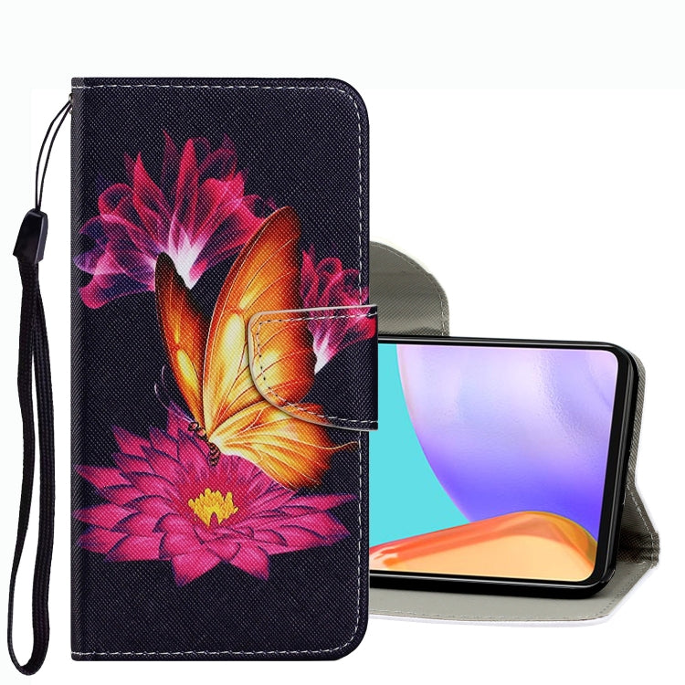 Coloured Drawing Pattern Leather Phone Case, For Samsung Galaxy A33, For Samsung Galaxy A42 5G, For Samsung Galaxy A53