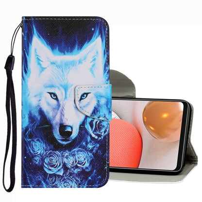 Coloured Drawing Pattern Leather Phone Case, For Samsung Galaxy A33, For Samsung Galaxy A42 5G, For Samsung Galaxy A53
