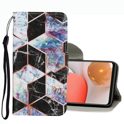 Coloured Drawing Pattern Leather Phone Case, For Samsung Galaxy A33, For Samsung Galaxy A42 5G, For Samsung Galaxy A53