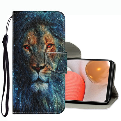 Coloured Drawing Pattern Leather Phone Case, For Samsung Galaxy A33, For Samsung Galaxy A42 5G, For Samsung Galaxy A53