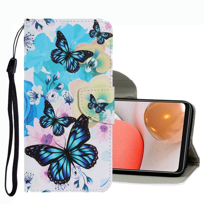 Coloured Drawing Pattern Leather Phone Case, For Samsung Galaxy A33, For Samsung Galaxy A42 5G, For Samsung Galaxy A53