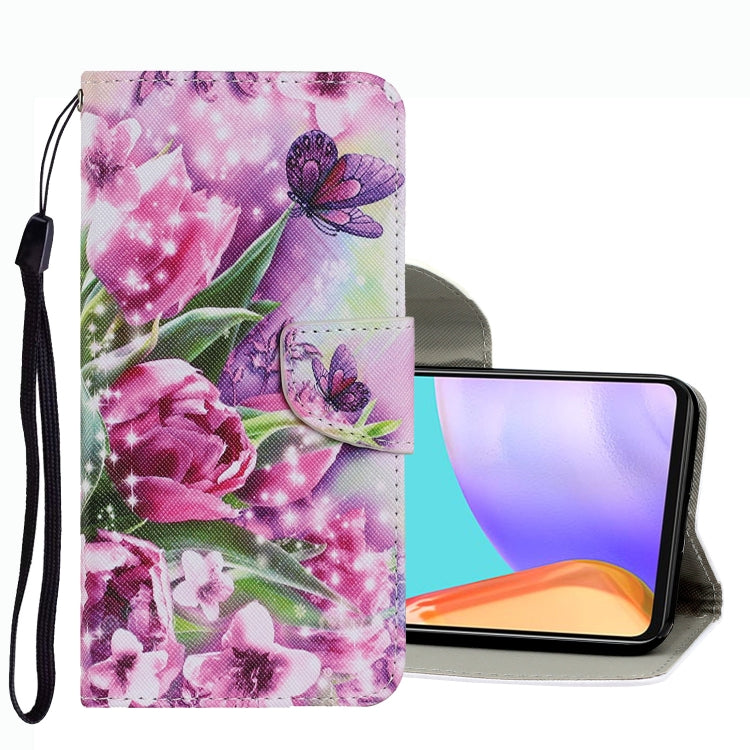 Coloured Drawing Pattern Leather Phone Case, For Samsung Galaxy A33, For Samsung Galaxy A42 5G, For Samsung Galaxy A53