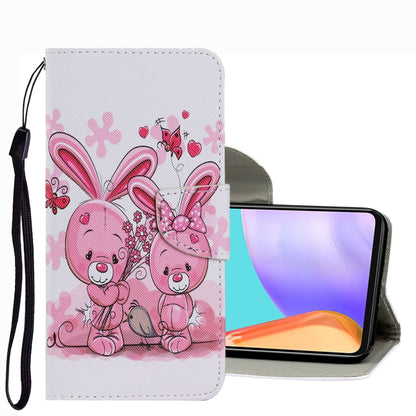 Coloured Drawing Pattern Leather Phone Case, For Samsung Galaxy A33, For Samsung Galaxy A42 5G, For Samsung Galaxy A53