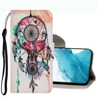 Coloured Drawing Pattern Leather Phone Case, For Samsung Galaxy S22 Ultra 5G, For Samsung Galaxy S22 5G, For Samsung Galaxy S22+ 5G