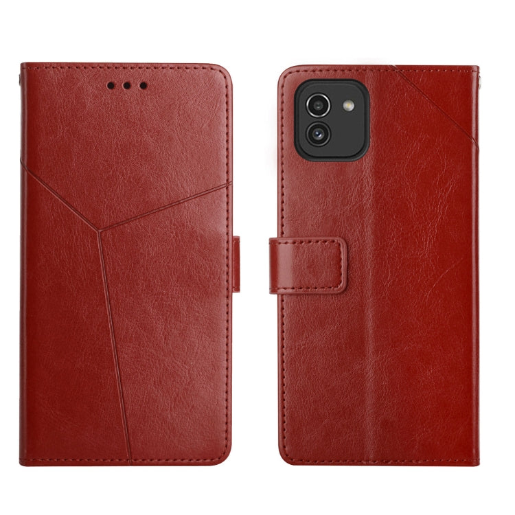 Y Stitching Horizontal Flip Leather Phone Case, For Samsung Galaxy A03S, For Samsung Galaxy J2 Prime, For Samsung Galaxy Note 8, For Samsung Galaxy S7, For Samsung Galaxy S7 Edge, For Samsung Galaxy S8, For Samsung Galaxy S8+                           ...