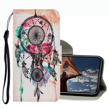 Coloured Drawing Pattern Leather Phone Case, For iPhone 13 mini, For iPhone 13, For iPhone 13 Pro