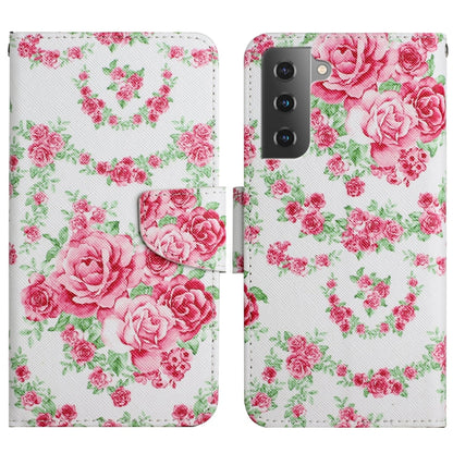 Painted Pattern Horizontal Flip Leather Phone Case, For Samsung Galaxy S22 5G, For Samsung Galaxy S22+ 5G, For Samsung Galaxy S22 Ultra 5G