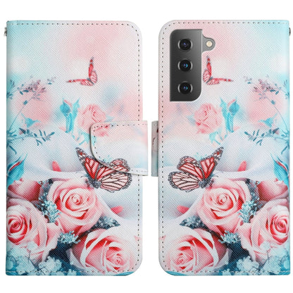 Painted Pattern Horizontal Flip Leather Phone Case, For Samsung Galaxy S22 5G, For Samsung Galaxy S22+ 5G, For Samsung Galaxy S22 Ultra 5G