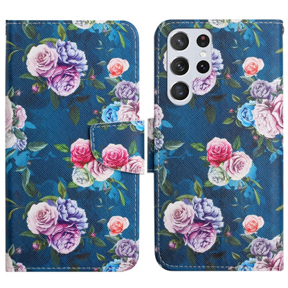 Painted Pattern Horizontal Flip Leather Phone Case, For Samsung Galaxy S22 5G, For Samsung Galaxy S22+ 5G, For Samsung Galaxy S22 Ultra 5G