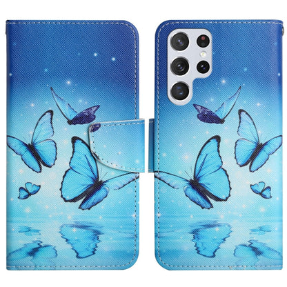 Painted Pattern Horizontal Flip Leather Phone Case, For Samsung Galaxy S22 5G, For Samsung Galaxy S22+ 5G, For Samsung Galaxy S22 Ultra 5G