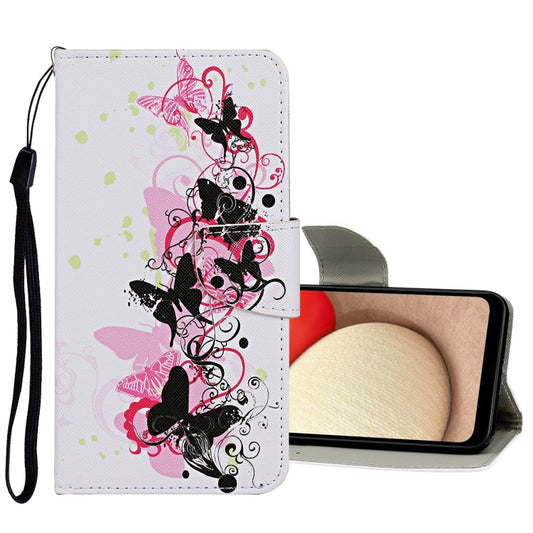 Colored Drawing Pattern Flip Leather Case, For Samsung Galaxy A02, For Samsung Galaxy A03s US Version, For Samsung Galaxy A03s EU Version, For Samsung Galaxy A12 5G