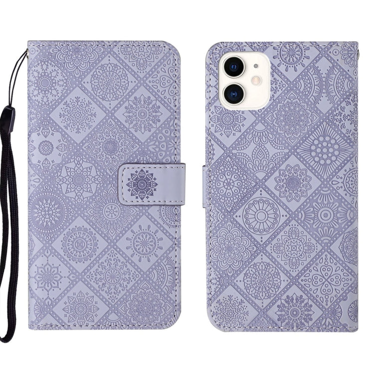 Ethnic Style Embossed Pattern Leather Phone Case, For iPhone 13, For iPhone 13 Pro, For iPhone 13 Pro Max, For iPhone 13 mini