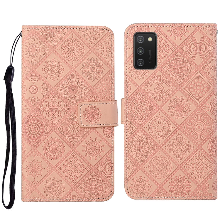 Ethnic Style Embossed Pattern Leather Phone Case, For OPPO A54, For OPPO A74 4G, For OPPO A74 5G, For OPPO A94 4G, For Samsung Galaxy A03s 164mm, For Samsung Galaxy A13 4G
