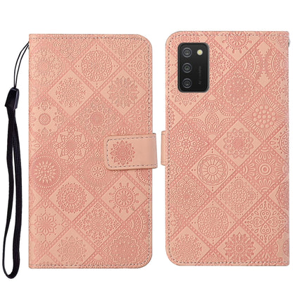 Ethnic Style Embossed Pattern Leather Phone Case, For OPPO A54, For OPPO A74 4G, For OPPO A74 5G, For OPPO A94 4G, For Samsung Galaxy A03s 164mm, For Samsung Galaxy A13 4G
