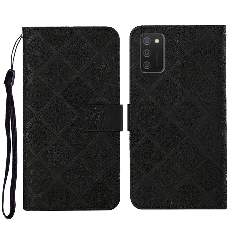 Ethnic Style Embossed Pattern Leather Phone Case, For OPPO A54, For OPPO A74 4G, For OPPO A74 5G, For OPPO A94 4G, For Samsung Galaxy A03s 164mm, For Samsung Galaxy A13 4G