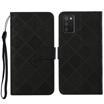 Ethnic Style Embossed Pattern Leather Phone Case, For OPPO A54, For OPPO A74 4G, For OPPO A74 5G, For OPPO A94 4G, For Samsung Galaxy A03s 164mm, For Samsung Galaxy A13 4G