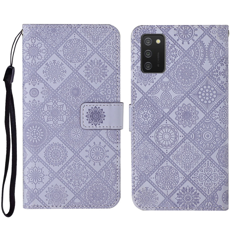 Ethnic Style Embossed Pattern Leather Phone Case, For OPPO A54, For OPPO A74 4G, For OPPO A74 5G, For OPPO A94 4G, For Samsung Galaxy A03s 164mm, For Samsung Galaxy A13 4G