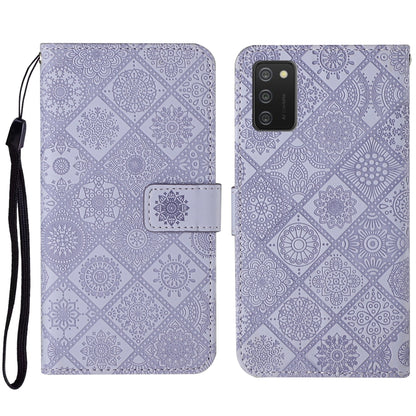 Ethnic Style Embossed Pattern Leather Phone Case, For OPPO A54, For OPPO A74 4G, For OPPO A74 5G, For OPPO A94 4G, For Samsung Galaxy A03s 164mm, For Samsung Galaxy A13 4G