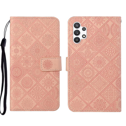 Ethnic Style Embossed Pattern Leather Phone Case, For OPPO A54, For OPPO A74 4G, For OPPO A74 5G, For OPPO A94 4G, For Samsung Galaxy A03s 164mm, For Samsung Galaxy A13 4G