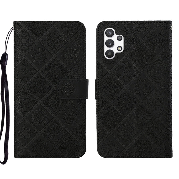 Ethnic Style Embossed Pattern Leather Phone Case, For OPPO A54, For OPPO A74 4G, For OPPO A74 5G, For OPPO A94 4G, For Samsung Galaxy A03s 164mm, For Samsung Galaxy A13 4G