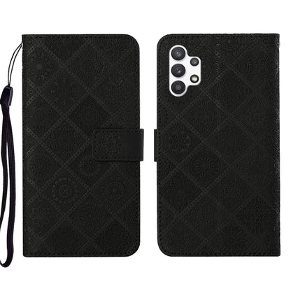 Ethnic Style Embossed Pattern Leather Phone Case, For OPPO A54, For OPPO A74 4G, For OPPO A74 5G, For OPPO A94 4G, For Samsung Galaxy A03s 164mm, For Samsung Galaxy A13 4G