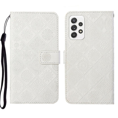 Ethnic Style Embossed Pattern Leather Phone Case, For Samsung Galaxy A33 5G, For Samsung Galaxy A52, For Samsung Galaxy A53, For Samsung Galaxy A73 5G, For Samsung Galaxy S22+ 5G, For Samsung Galaxy S22 Ultra 5G