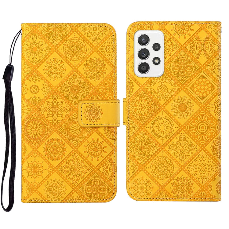 Ethnic Style Embossed Pattern Leather Phone Case, For Samsung Galaxy A33 5G, For Samsung Galaxy A52, For Samsung Galaxy A53, For Samsung Galaxy A73 5G, For Samsung Galaxy S22+ 5G, For Samsung Galaxy S22 Ultra 5G