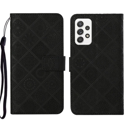Ethnic Style Embossed Pattern Leather Phone Case, For Samsung Galaxy A33 5G, For Samsung Galaxy A52, For Samsung Galaxy A53, For Samsung Galaxy A73 5G, For Samsung Galaxy S22+ 5G, For Samsung Galaxy S22 Ultra 5G