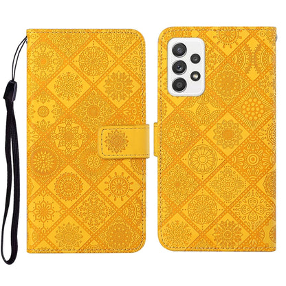 Ethnic Style Embossed Pattern Leather Phone Case, For Samsung Galaxy A33 5G, For Samsung Galaxy A52, For Samsung Galaxy A53, For Samsung Galaxy A73 5G, For Samsung Galaxy S22+ 5G, For Samsung Galaxy S22 Ultra 5G