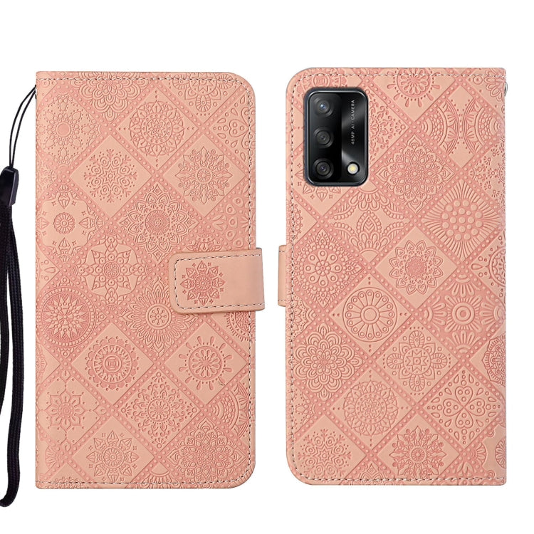 Ethnic Style Embossed Pattern Leather Phone Case, For OPPO A54, For OPPO A74 4G, For OPPO A74 5G, For OPPO A94 4G, For Samsung Galaxy A03s 164mm, For Samsung Galaxy A13 4G