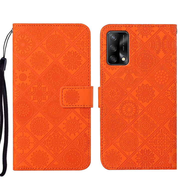 Ethnic Style Embossed Pattern Leather Phone Case, For OPPO A54, For OPPO A74 4G, For OPPO A74 5G, For OPPO A94 4G, For Samsung Galaxy A03s 164mm, For Samsung Galaxy A13 4G
