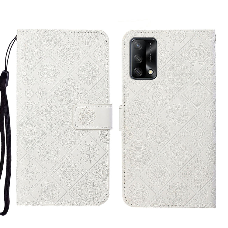 Ethnic Style Embossed Pattern Leather Phone Case, For OPPO A54, For OPPO A74 4G, For OPPO A74 5G, For OPPO A94 4G, For Samsung Galaxy A03s 164mm, For Samsung Galaxy A13 4G