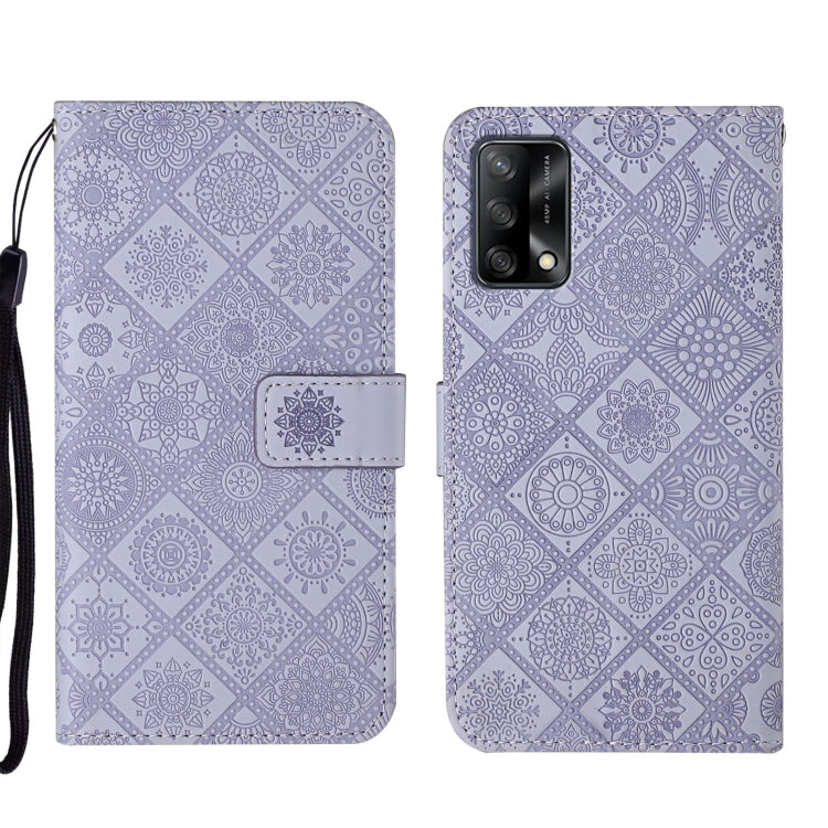 Ethnic Style Embossed Pattern Leather Phone Case, For OPPO A54, For OPPO A74 4G, For OPPO A74 5G, For OPPO A94 4G, For Samsung Galaxy A03s 164mm, For Samsung Galaxy A13 4G