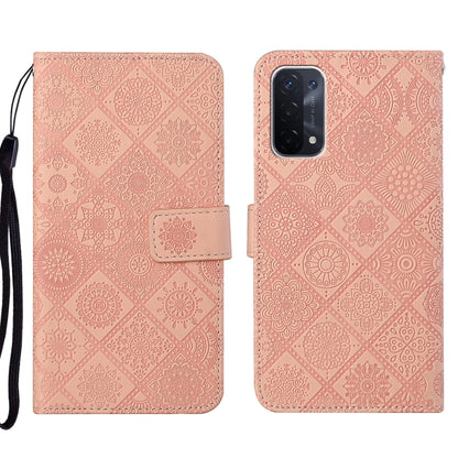 Ethnic Style Embossed Pattern Leather Phone Case, For OPPO A54, For OPPO A74 4G, For OPPO A74 5G, For OPPO A94 4G, For Samsung Galaxy A03s 164mm, For Samsung Galaxy A13 4G